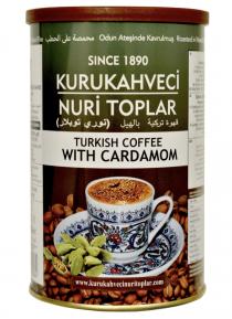 Мелена кава NURİ TOPLAR з кардамоном 250г