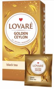 Чай Lovare в інд.конвертах "Golden Ceylon" 48г