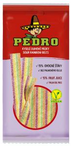 Жевательные конфеты Ремешки Радуга PEDRO 80г