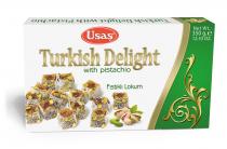 Usaş лукум кокос та фісташка 350г