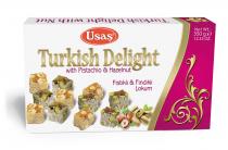 Usaş лукум кокос та мікс горіхів 350г