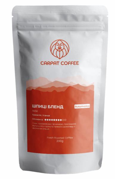 Carpat Coffee Шпиці Бленд (200г зерно)