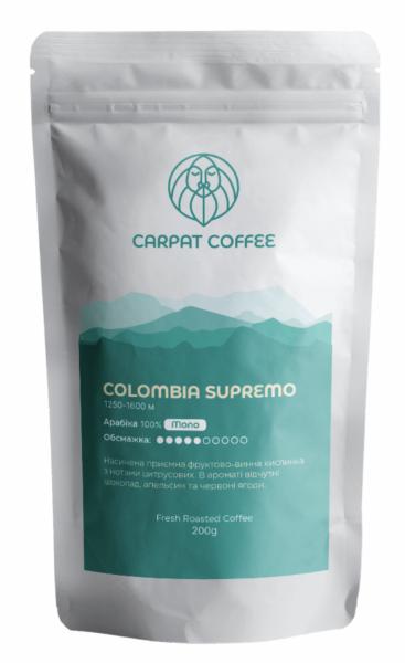 Carpat Coffee Colombia Supremo (200г мелена)