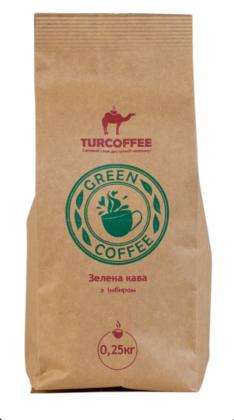Кава зелена з імбиром (0,25 кг)