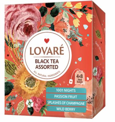 Чай Lovare в інд.конвертах ASSORTED BLACK TEA