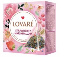 Чай Lovare в пірамідках "STRAWBERRY MARSHMALLOW" 30г